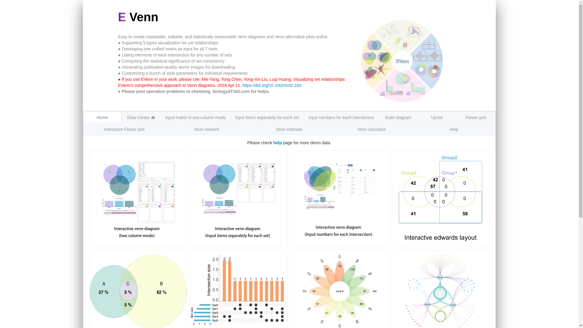 EVenn: Visualizing set relationships: EVenn's comprehensive approach to ...