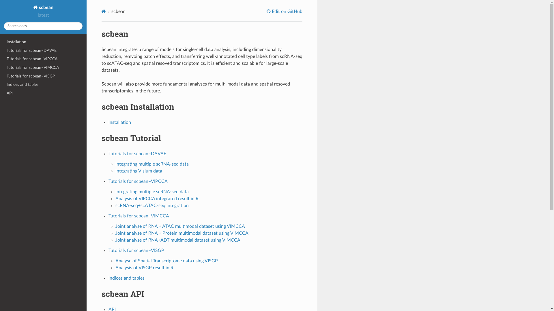 Scbean: a python library for single-cell multi-omics data analysis ...