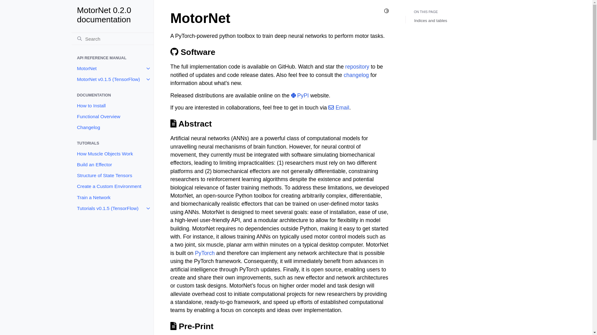 MotorNet: MotorNet, a Python toolbox for controlling differentiable ...