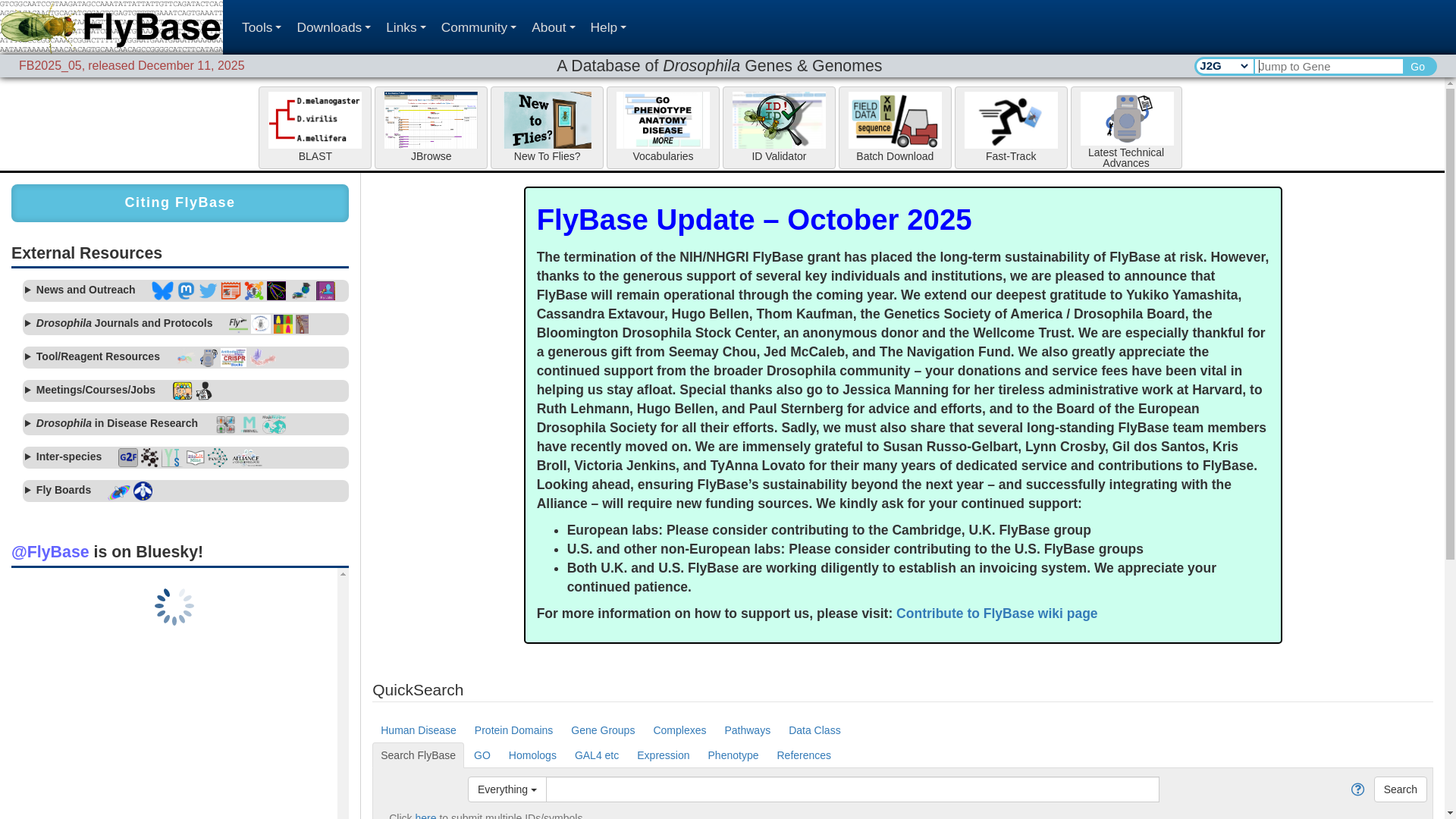 FlyBase: updates to the Drosophila genes and genomes database ...