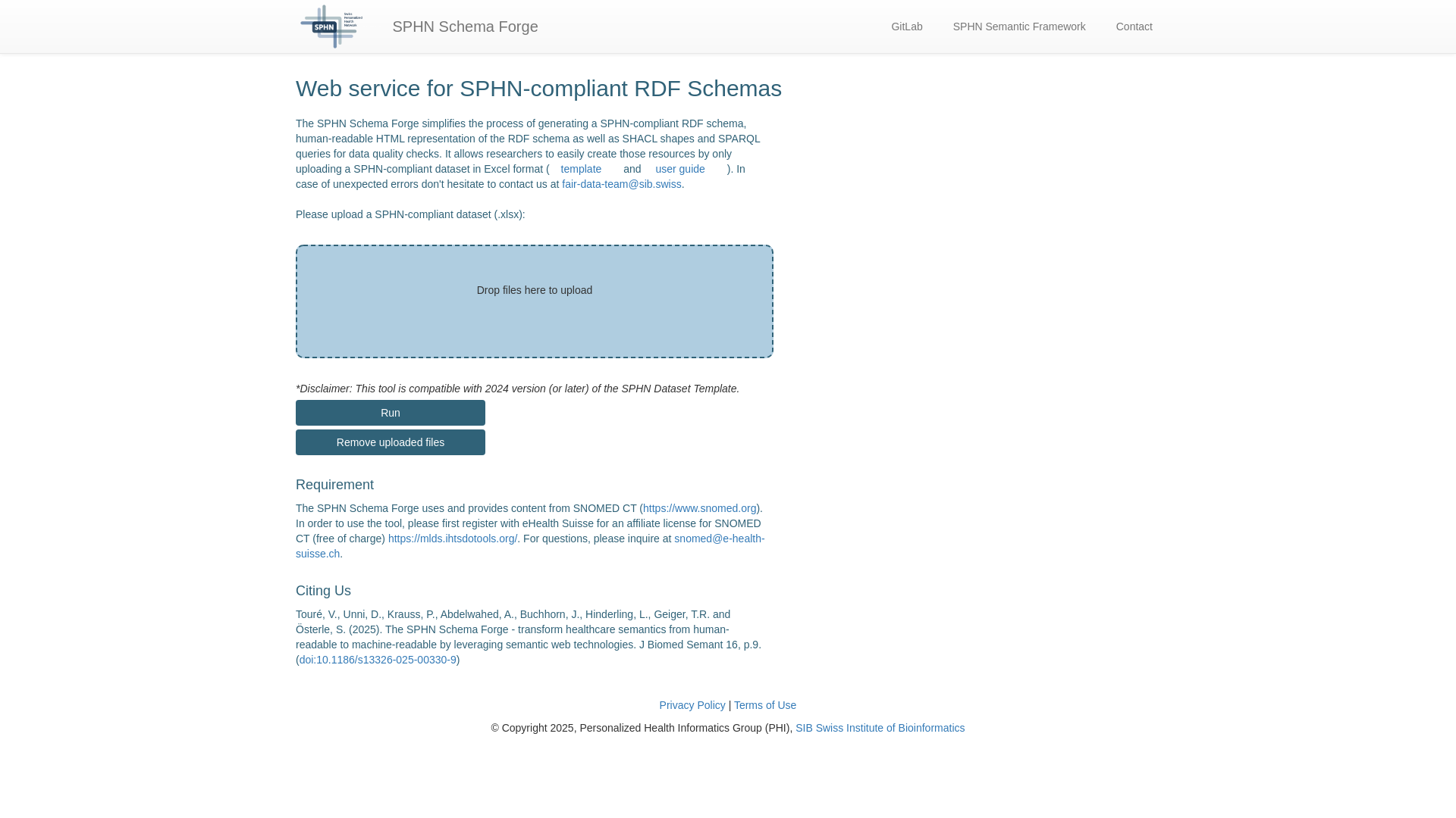 SPHN Schema Forge: The SPHN Schema Forge - transform healthcare ...