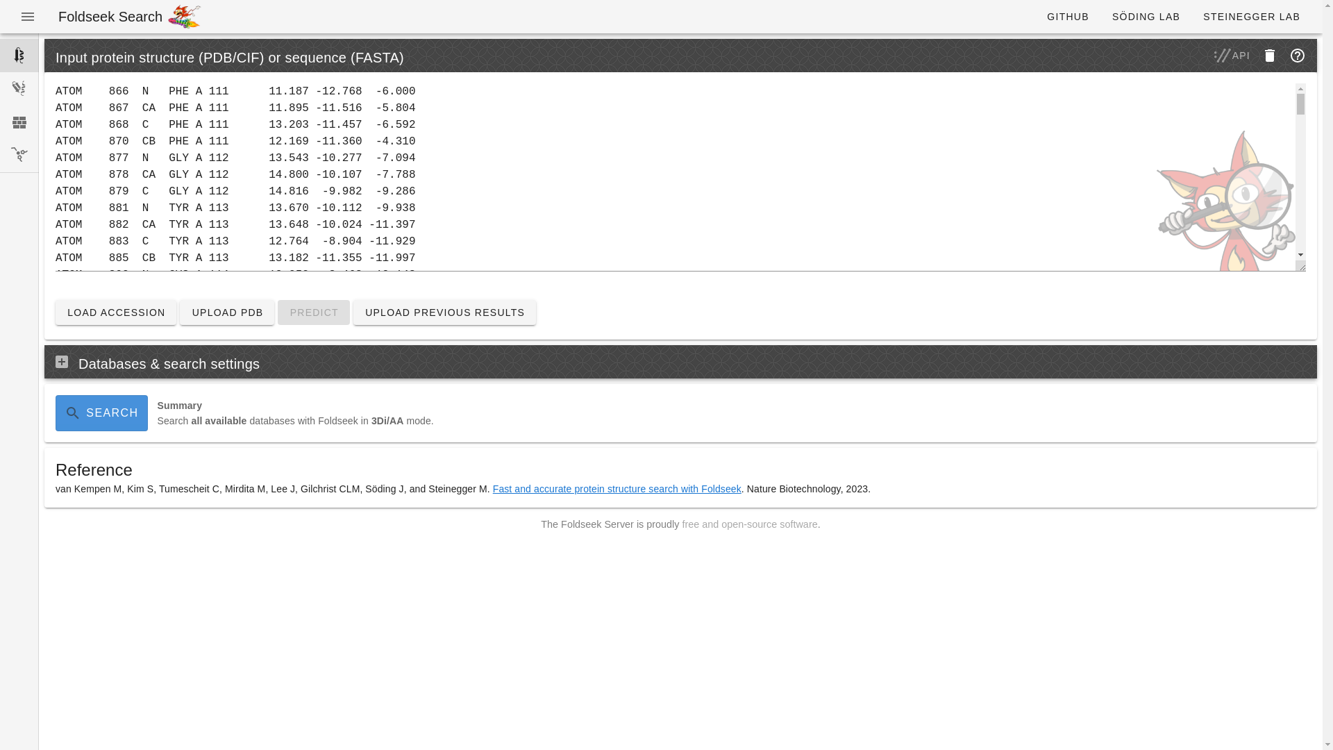 Foldseek: Fast and accurate protein structure search with Foldseek ...