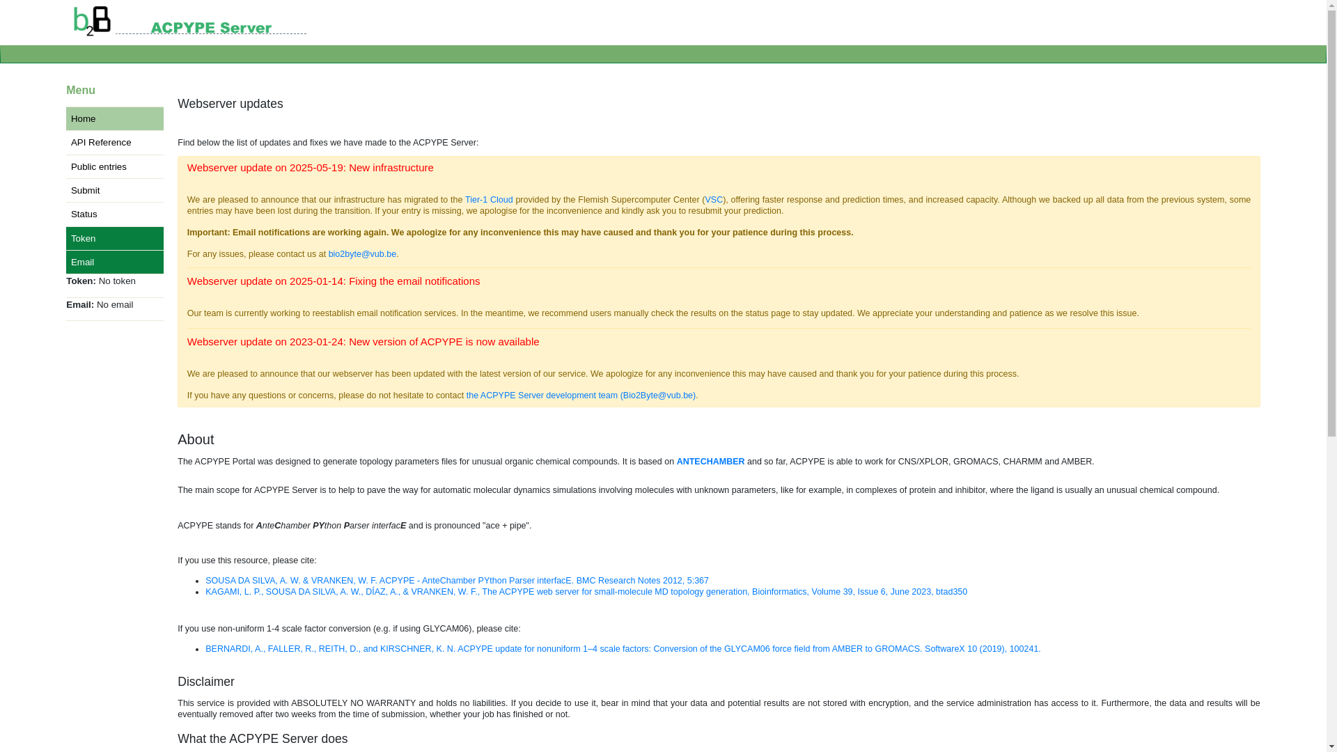ACPYPE: The ACPYPE web server for small-molecule MD topology generation ...