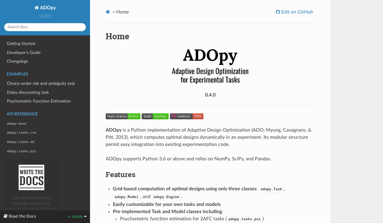 ADOpy: a python package for adaptive design optimization | BioTreasury