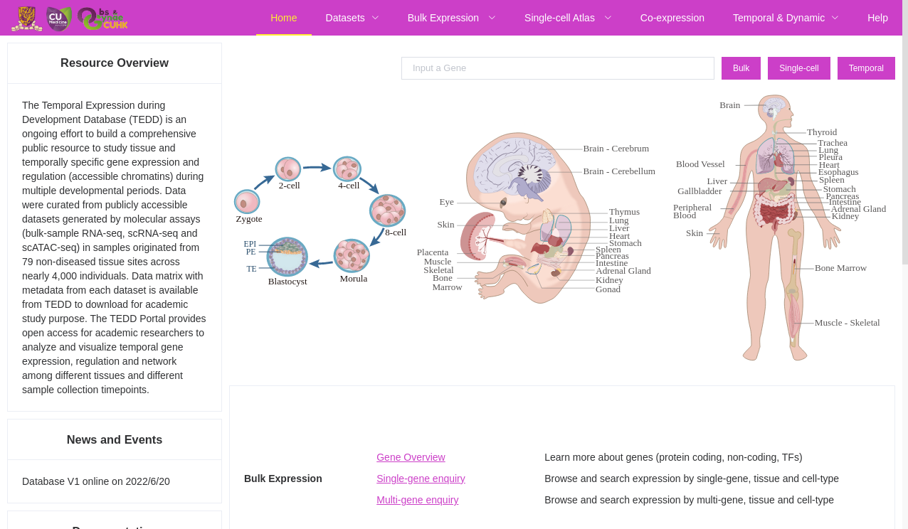 Tedd Task Model TEDD: A database of temporal gene expression patterns during multiple ...