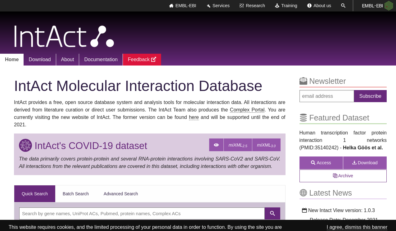 The MIntAct project:IntAct as a common curation platform for 11 ...