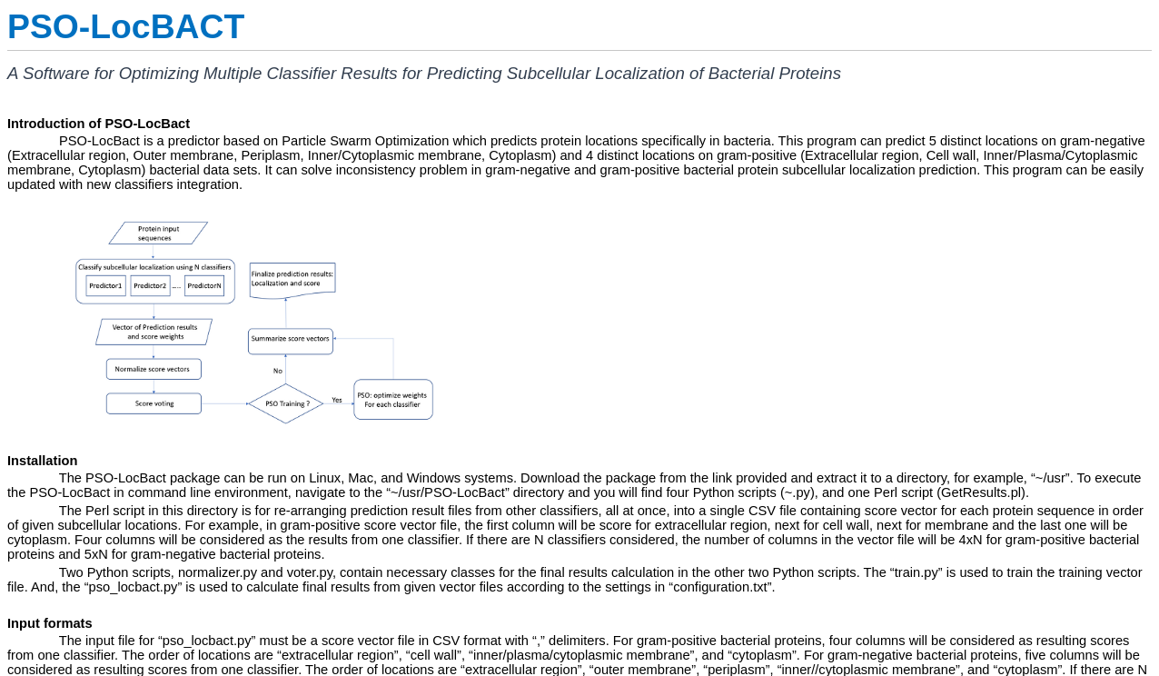 PSO-LocBact: A Consensus Method for Optimizing Multiple Classifier ...