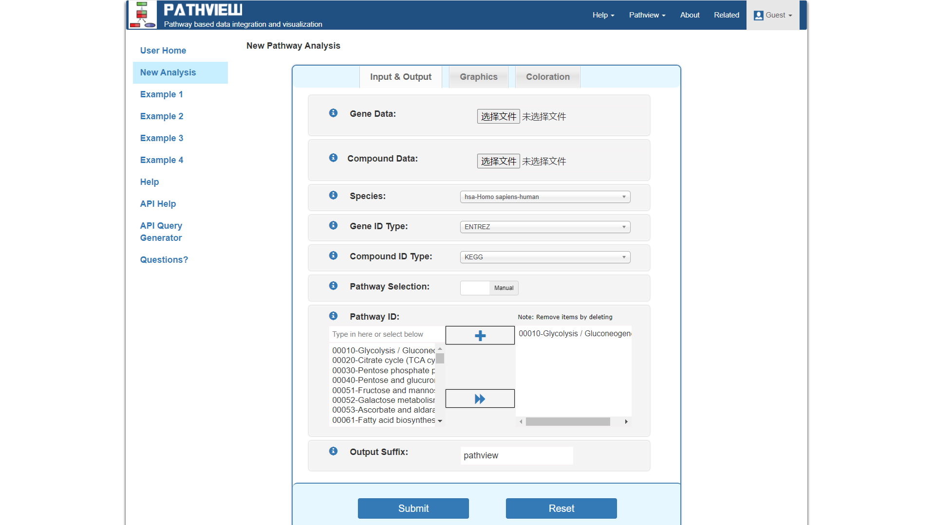 Pathview Web: user friendly pathway visualization and data integration ...